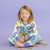 Mightly Toddler Fair Trade 100% Organic Cotton Tight Fit Pajama Set - 2 of 4