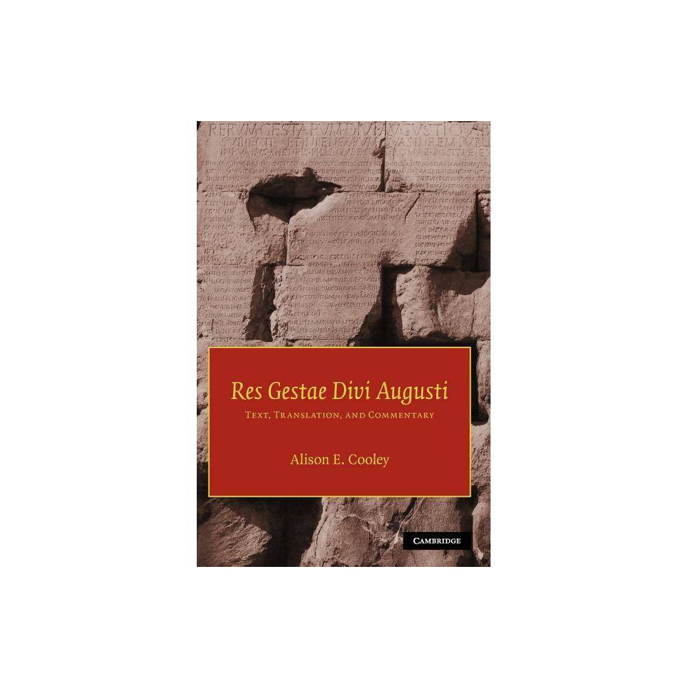 ISBN 9780521841528 product image for Res Gestae Divi Augusti - by Alison E Cooley (Hardcover) | upcitemdb.com