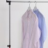 Kings Brand Furniture - Standard Rod Clothing Garment Rack, Rolling Clothes Organizer on Wheels for Hanging Clothes - 3 of 4