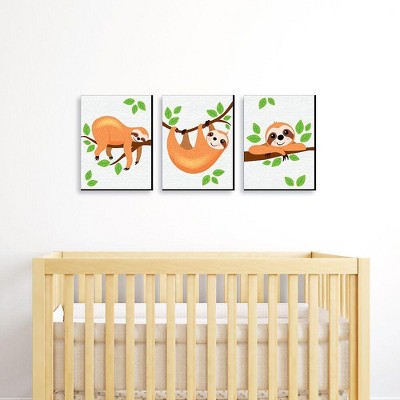 Orange Nursery Clocks Wall Decor Target