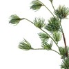 Northlight 43" Green and Brown Mini Needle Cascading Artificial Christmas Pine Spray - 4 of 4