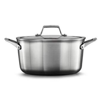 Calphalon Select Stainless Steel Saucepan with Cover - Silver, 3.5 qt -  Kroger