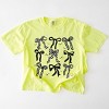 Simply Sage Market Checkered Bows Stacked Garment Dyed Tee - 3 of 4