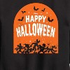 Boys' - Disney - Happy Halloween Tombstone Graphic Long Sleeve Fleece Sweatshirt - 2 of 4
