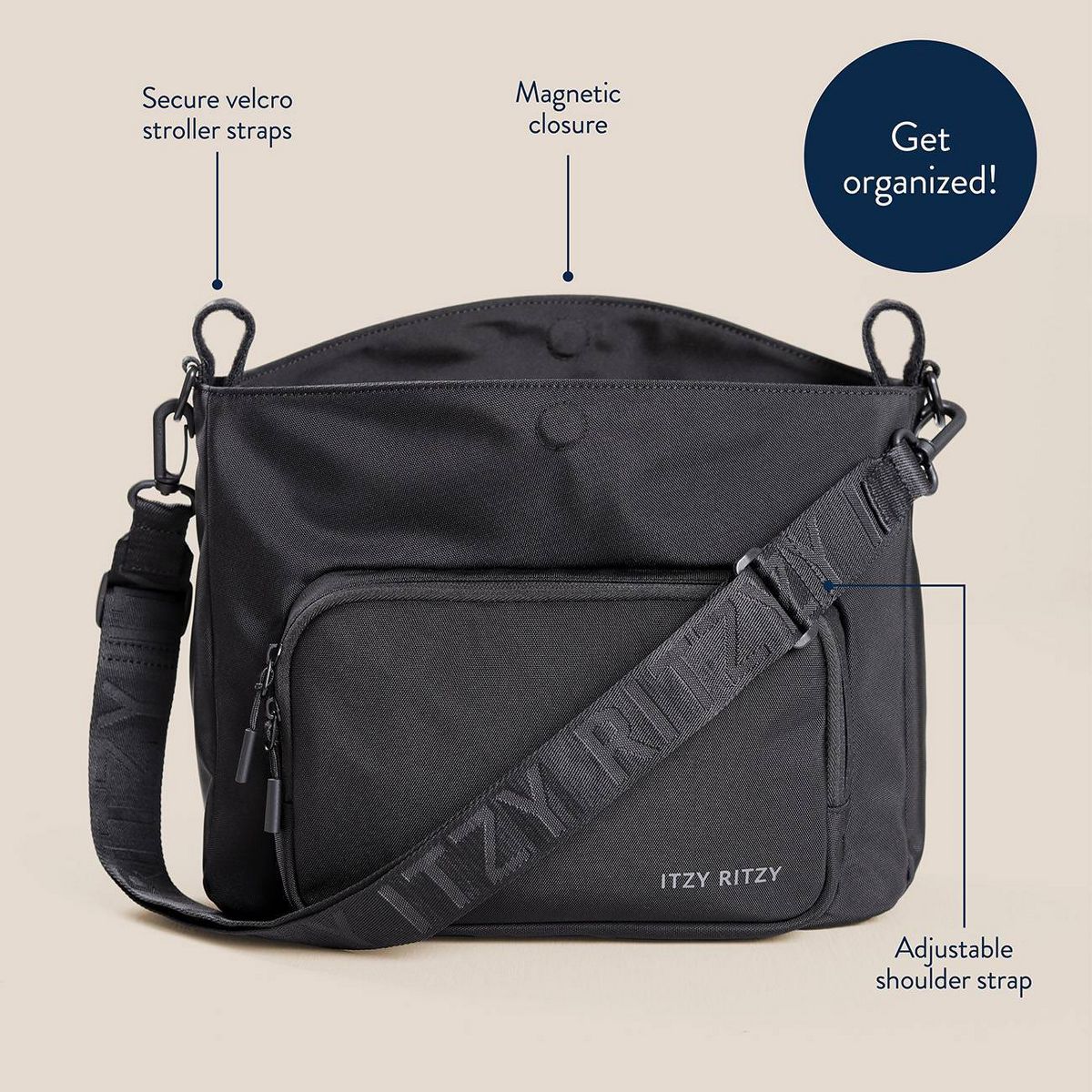 Itzy Ritzy Belong Cargo Caddy Shoulder Diaper Bag - thumbnail 5