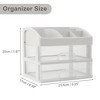 Unique Bargains Clear Makeup Organizer Countertop 1 Pc - 4 of 4