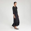 Women's Ruffled Neck Tie-Front Dress - A New Day™ - 2 of 4
