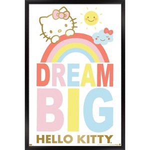Trends International Hello Kitty and Friends: 19 Rainbow - Kitty Framed Wall Poster Prints - 1 of 4