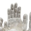 NAYSAYE Planter Set of 2 Accepting Hands Accent Cement Hand Decor for Indoor Outdoor Garden, Gray, 14"*12"*8" - 4 of 4