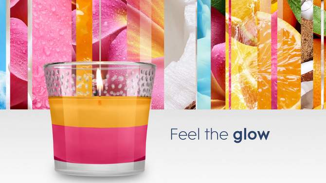 Glade 2-in-1 Candles - Coastal Sunshine &#38; Exotic Tropical Blossom - 6.8oz/2ct, 2 of 21, play video