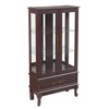 GlasFlength Decorative Storage Cabinets, Cabinet with Doors and Spacious Drawer, adding a Classic Touch To Your Home, Brown 25.98"*11.81"*51.57" - 3 of 4