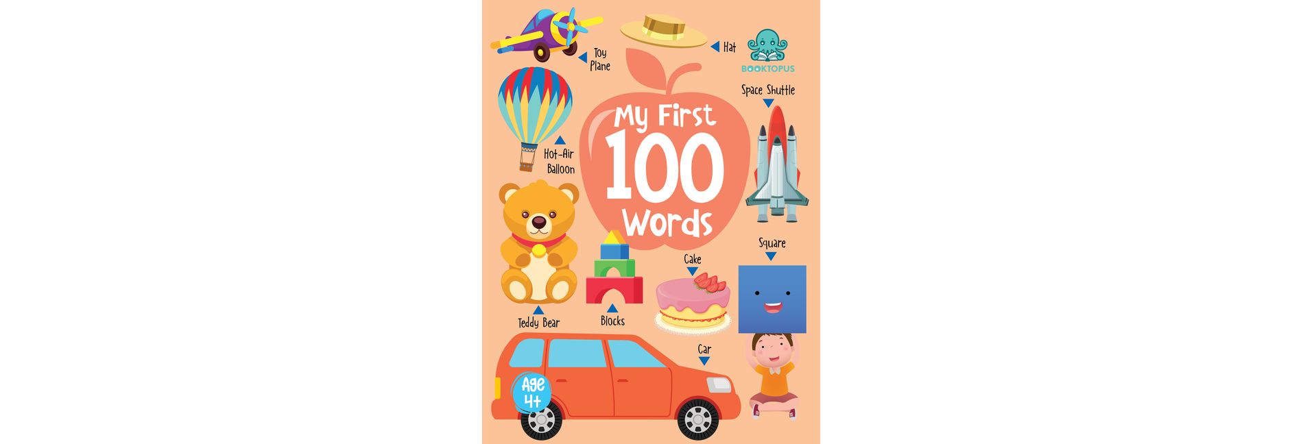 My First 100 Words Mini Board Book - (My First Mini Board Book) by  Booktopus
