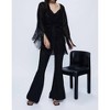 Women's Devore velvet Duster with fringe - WILD PONY - 4 of 4