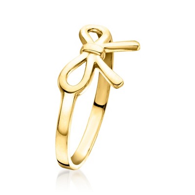 Ross-Simons 10kt Yellow Gold Bow Ring - image 3