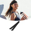 Unique Bargains Adjustable Soft Sweat Wicking Tennis Tie Headband Sweatband for Men Women 2 Pcs - image 2 of 4