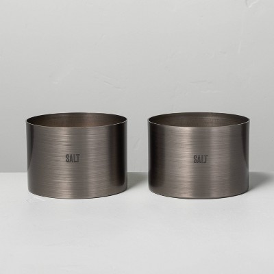 5oz Salt Brushed Tin Candle Set of 2 - Hearth & Hand™ with Magnolia