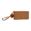 Unique Bargains W-Shaped Corrugated Plush Ball Zipper Coin Purse Wallet 1 Pc - 3 of 4
