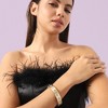 SOHI Women's California Gold Crystal Band Bracelet - 3 of 4