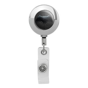 Justice League Movie Batman Logo Metal Chrome Badge ID Card Holder Clip - 1 of 3