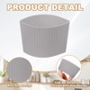 Unique Bargains Silicone Protective Heat Resistant Non Slip Coffee Cup Sleeve 6 Pcs - 3 of 4