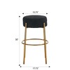 NicBex Set of 2 Bar Stools for Kitchen Island,Modern Counter Bar Stools with Support Legs,Bar Chairs for Dining Rooms,Kitchens Islands - 3 of 4