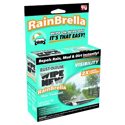 As Seen on TV® Rust-Oleum Wipe New Rainbrella Glass Treatment – Target