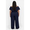 Women's Plus Size Serene Jumpsuit - navy | CITY CHIC - 3 of 4