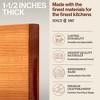 John Boos Wide 1.5 Inch Thick Reversible Cutting Board Block with Two Sided Hand Grips , 18 x 12 x 1.5 Inches - 3 of 4