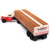 1941-1946 Chevrolet Tractor Red & White w/Flatbed Bottle Trailer "Mini Metals" 1/87 (HO) Scale Model Car by Classic Metal Works - image 3 of 3