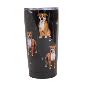 E & S Imports 7.0 Inch Pitt Bull Serengeti Tumbler Hot Or Cold Beverages Tumblers - 1 of 3