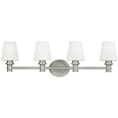 Feiss Xavierre 32 1/4" Wide Satin Nickel Bath Light