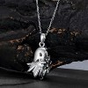 Spooky Ghost & Cat Charm Necklace - Tiny Talisman Pendant, Halloween Jewelry Gift for Best Friends - 3 of 4