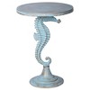 SPI Home Seahorse Table – 24" Tall Cast Aluminum Coastal Accent Table with Round Top - 2 of 3