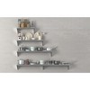 Stainless Steel Wall Shelf, Floating Metal Shelf with Adjustable Back Plate and Brackets for Kitchen, Garage and Miscellaneous - 2 of 4