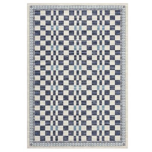COZONY Washable Modern Abstract Checkered Low Pile Area Rug for Living Room Bedroom Dining Room - 1 of 4