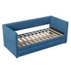 Corduroy Twin Daybed with Drawers & Wood Slats - Stylish & Practical - 3 of 4