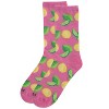 Memoi When Life Gives You Lemons Bamboo Blend Crew Socks - 3 of 4