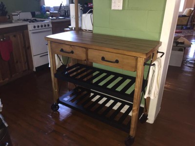 Crosley Roots Rack Industrial Kitchen Cart