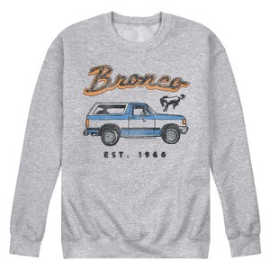 Men's - Ford - Bronco SUV with Pony Logo EST 1966 Graphic Fleece Sweatshirt - 1 of 4