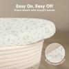 KeaBabies Bassinet Sheet for Baby Girls, Boys, 2-Pack Isla Fitted Bassinet Sheets, Bassinet Mattress Sheets - 4 of 4
