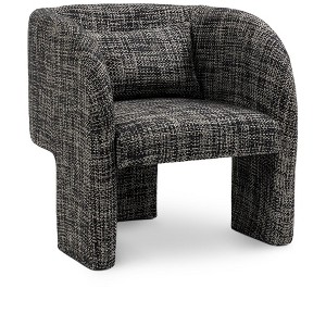 Meridian Furniture,Sawyer Weaved Polyester Fabric Accent Chair - 1 of 4
