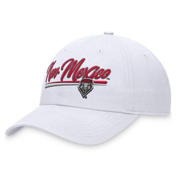 NCAA New Mexico Lobos Unstructured Washed Cotton Twill Hat - White