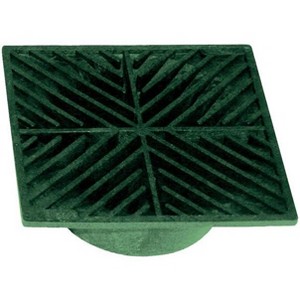 NDS 7 Heavy Duty Square Drain Grate, 5", Green - 1 of 1