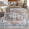 Area Rug Bohemian Accent Rug Stain Resistant Rug for Living Room Bedroom - 3 of 4