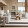 Lauren Liess x Rugs USA - Quest Striped Cotton Area Rug - 2 of 4