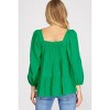 Women's Square neck top - SHE + SKY - 2 of 2