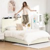 COMHOMA Metal Platform Bed Frame with Headboard,  3 Storage Drawers, Type-C&USB Ports - 3 of 4