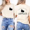 Simply Sage Market Women's Fresh Picked Apples Front and Back Short Sleeve Graphic Tee - 3 of 4