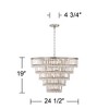 Vienna Full Spectrum Magnificence Satin Nickel Chandelier 24 1/2