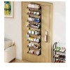 Black Over The Door Pantry Organizer, 8-Tier Adjustable Over-Door Storage Organizer, Multi-Space Kitchen, Bathroom, Bedroom - 4 of 4